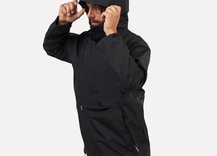 Chaqueta Atakama Frontera Hombre Negro Impermeable 10K Reciclado