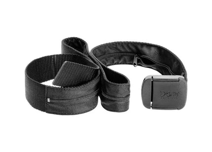 Cinturón Doite Carry Unisex Negro Bolsillo Interior Hebilla Aeropuerto