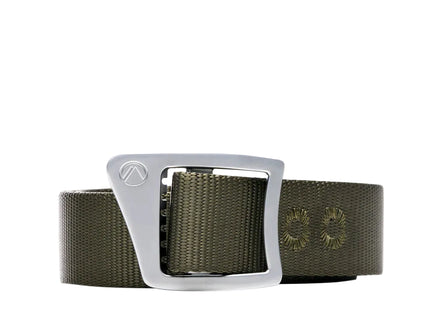 Cinturón Lippi Roca Belt Verde Oliva Con Hebilla Metálica Trekking