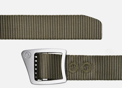 Cinturón Lippi Roca Belt Verde Oliva Con Hebilla Metálica Trekking
