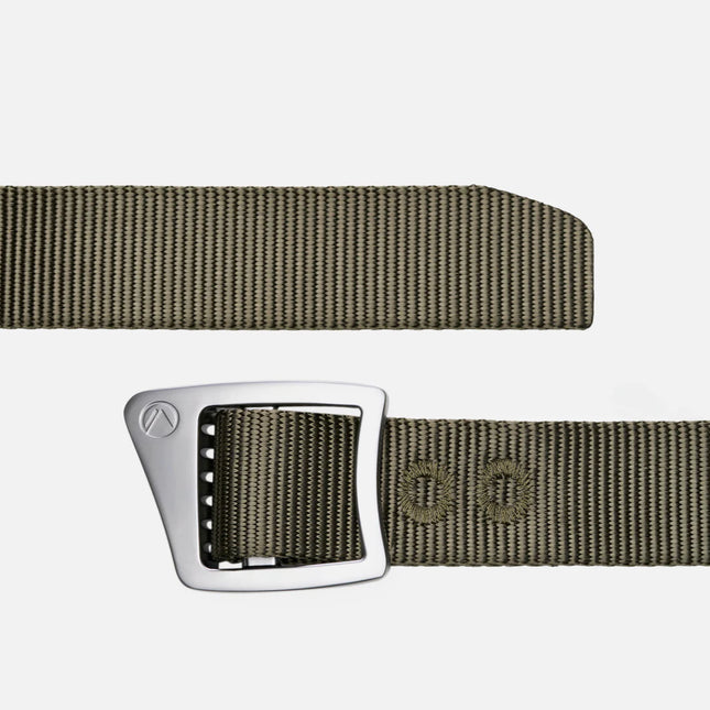 Cinturón Lippi Roca Belt Verde Oliva Con Hebilla Metálica Trekking