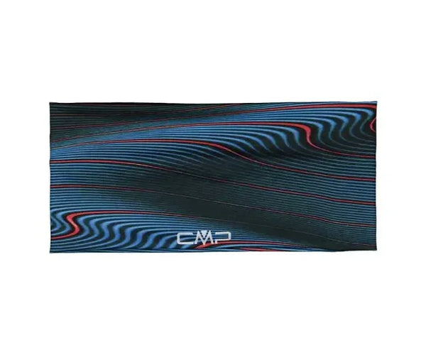 Cintillo CMP Headband Hombre Azul Naranja Running Poliéster