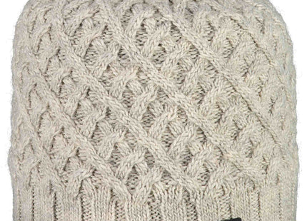 Gorro Tejido CMP Mujer Gris Trenzado Lana Alpaca
