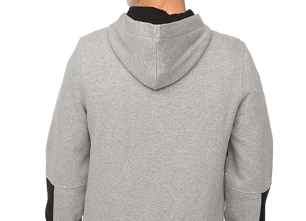 Polerón Converse Active Full Zip Hombre Gris Fleece Capucha
