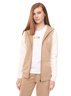 Polerón Converse Elevated Full Zip Mujer Khaki Algodón Invierno
