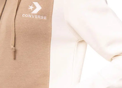 Polerón Converse Elevated Full Zip Mujer Khaki Algodón Invierno