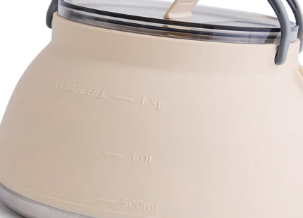 Tetera Plegable 1,5L Beige Doite