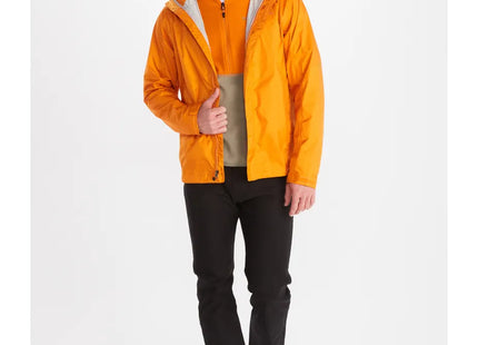 Chaqueta Marmot Precip Eco Hombre Naranja Impermeable Outdoor