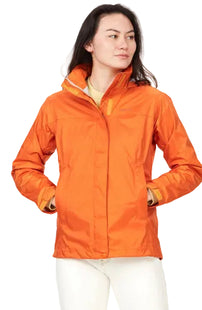 Chaqueta Marmot Precip Eco Mujer Naranja Impermeable Outdoor