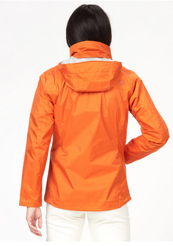 Chaqueta Marmot Precip Eco Mujer Naranja Impermeable Outdoor