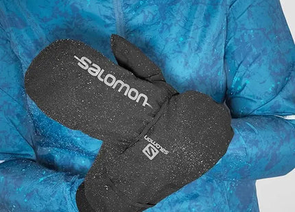 Cubre Guante Salomon Bonatti WP Mitten Unisex Negro Impermeable