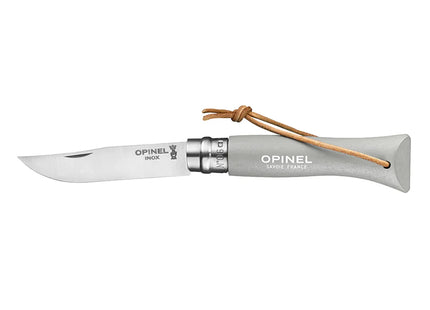 Cuchillo Opinel N°6 Trekking Gris Con Hoja Inoxidable
