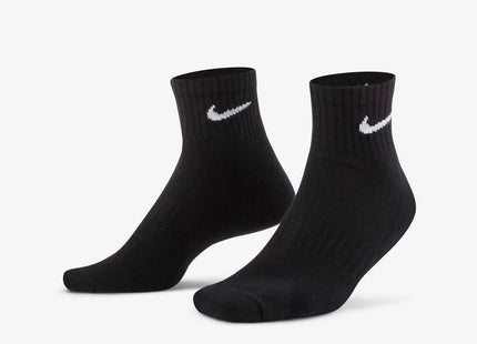 Calcetines Nike Everyday Cushioned 1/4 Negro Tripack