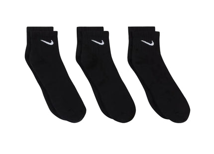 Calcetines Nike Everyday Cushioned 1/4 Negro Tripack