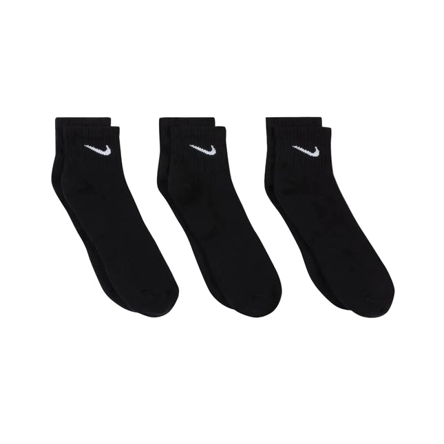 Calcetines Nike Everyday Cushioned 1/4 Negro Tripack