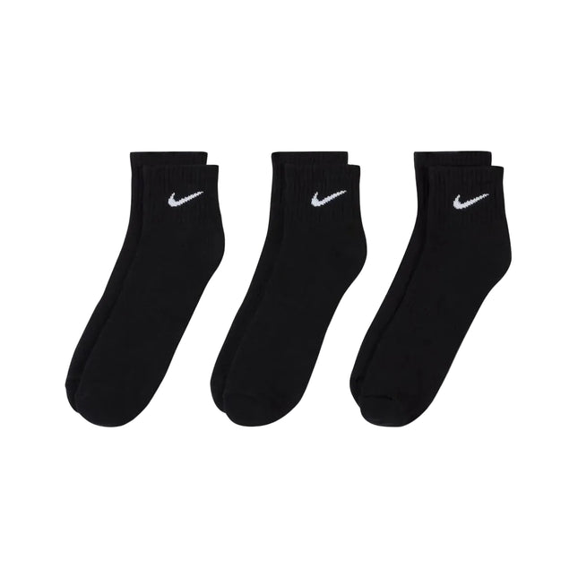 Calcetines Nike Everyday Cushioned 1/4 Negro Tripack