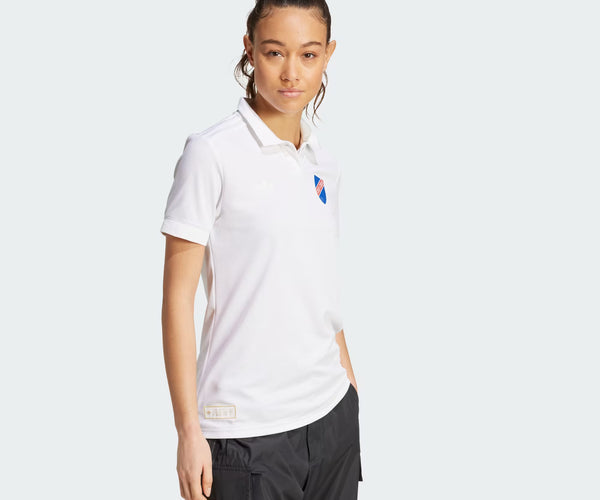 Camiseta Mujer Colo-Colo Centenario 100 Años Adidas Blanca