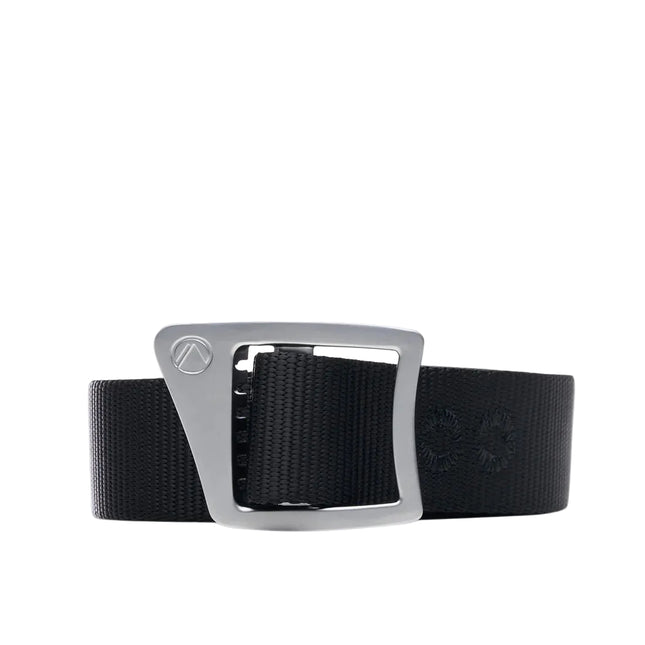 Cinturón Lippi Roca Belt Negro Con Hebilla Metálica Trekking