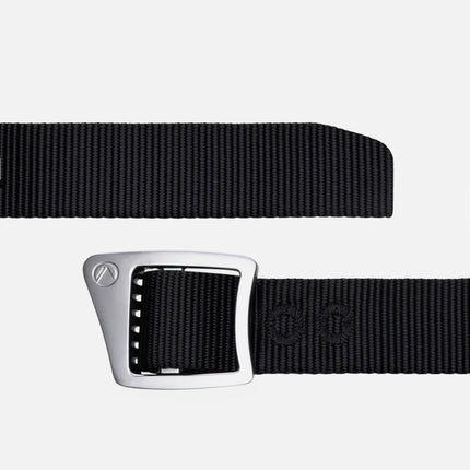 Cinturón Lippi Roca Belt Negro Con Hebilla Metálica Trekking