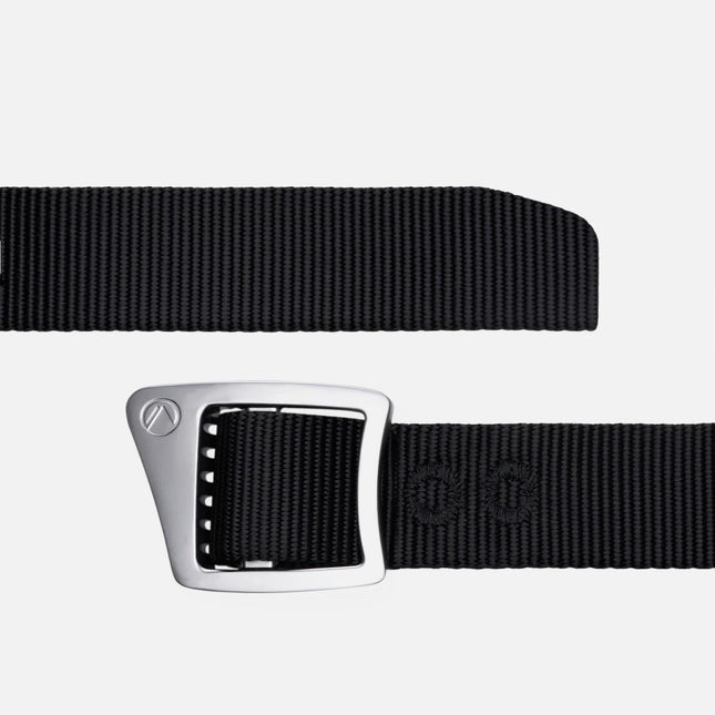 Cinturón Lippi Roca Belt Negro Con Hebilla Metálica Trekking