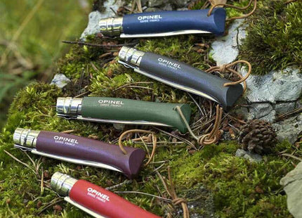 Cuchillo Opinel N°6 Trekking Verde Natural Con Hoja Inoxidable