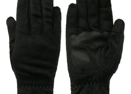 Guantes Doite Fleece Caribu Mujer Negro Térmicos Antideslizante