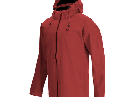 Cortaviento Doite Storm Hombre Rojo Impermeable 10K TechnoActive