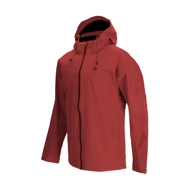 Cortaviento Doite Storm Hombre Rojo Impermeable 10K TechnoActive