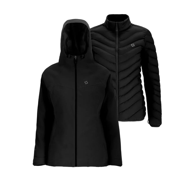 Parka 3 en 1 Doite Skada Mujer Negro
