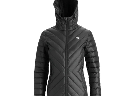 Parka Pluma Doite Zima Mujer Negro