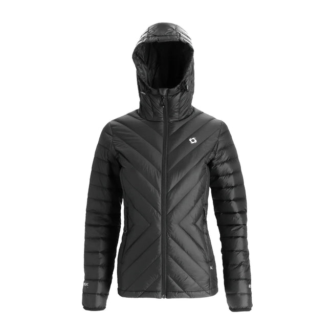Parka Pluma Doite Zima Mujer Negro