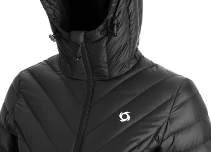 Parka Pluma Doite Zima Mujer Negro