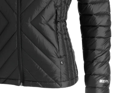 Parka Pluma Doite Zima Mujer Negro
