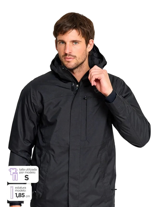 Parka Térmica Doite Apex Hombre Negro