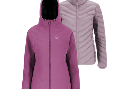 Parka 3 en 1 Doite Skada Mujer Cereza