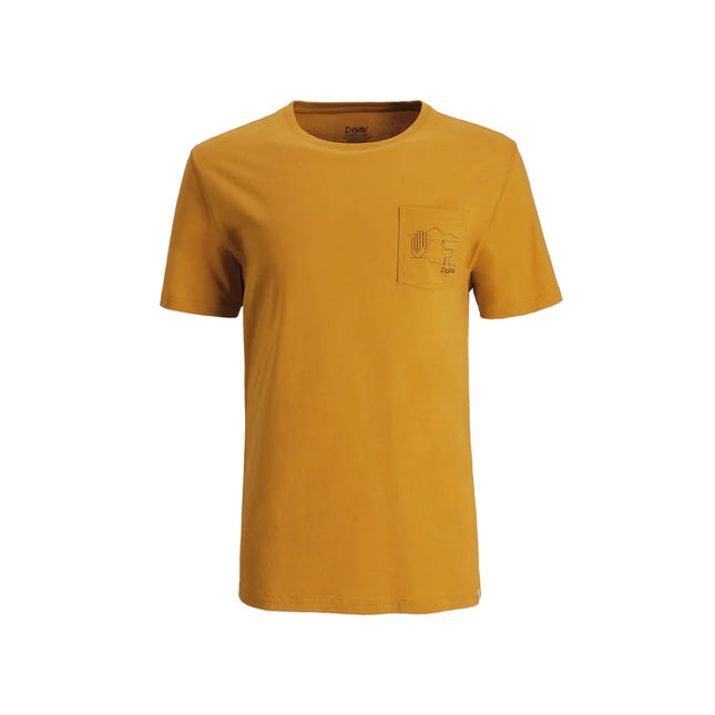 Polera Doite Pan de Azúcar Hombre Mostaza Algodón Pima