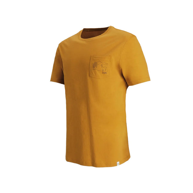 Polera Doite Pan de Azúcar Hombre Mostaza Algodón Pima