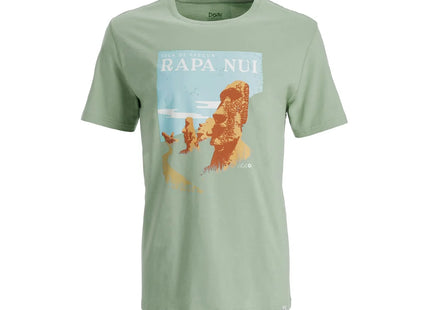 Polera Doite Rapa Nui Hombre Teal Verde Azulado Algodón Pima