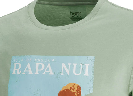 Polera Doite Rapa Nui Hombre Teal Verde Azulado Algodón Pima