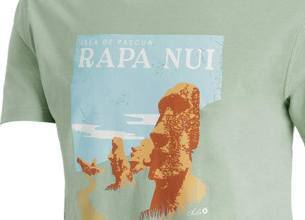 Polera Doite Rapa Nui Hombre Teal Verde Azulado Algodón Pima
