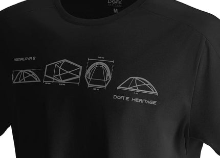 Polera Doite Shelter Hombre Negro Sorona DuPont Outdoor