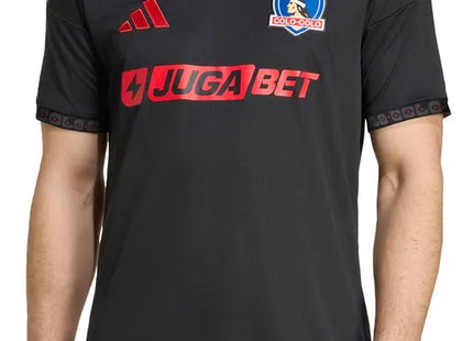 Camiseta Adidas Fútbol Colo-Colo 26 Oficial Away Hombre Negra