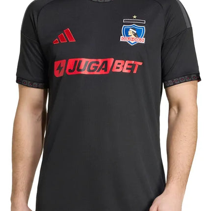 Camiseta Adidas Fútbol Colo-Colo 26 Oficial Away Hombre Negra