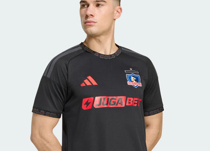 Camiseta Adidas Fútbol Colo-Colo 26 Oficial Away Hombre Negra