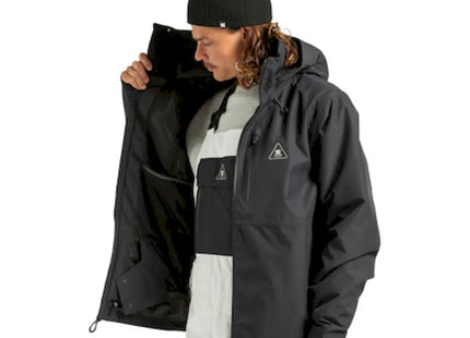 Chaqueta DC Basis 30K Snow Hombre Negro Weather Defense Reciclado