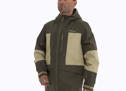 Cortaviento Merrell Bravo Hard Shell Hombre Verde Oscuro 10K