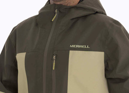 Cortaviento Merrell Bravo Hard Shell Hombre Verde Oscuro 10K