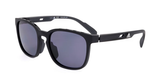Lentes de Sol Adidas SP0033 Unisex Negro Mate/Gris Oscuro