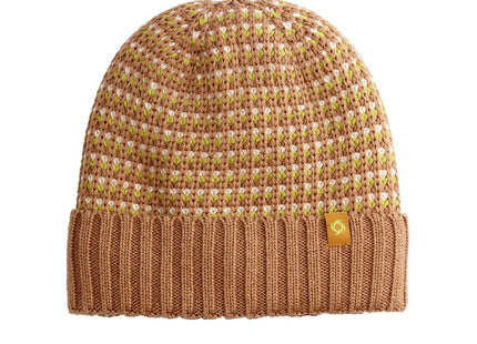 Gorro Beanie Doite Chunky Caqui Lana Merino Algodón