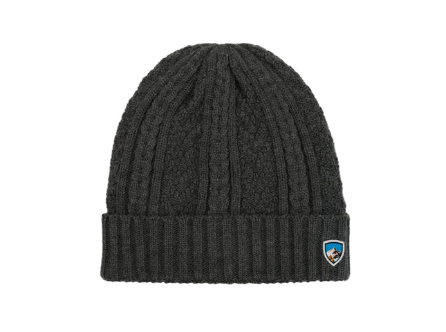 Gorro Kuhl Helena Cable Beanie Gris Pavement Lana Polar